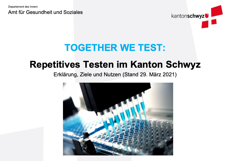 Repetitives Testen im Kanton Schwyz