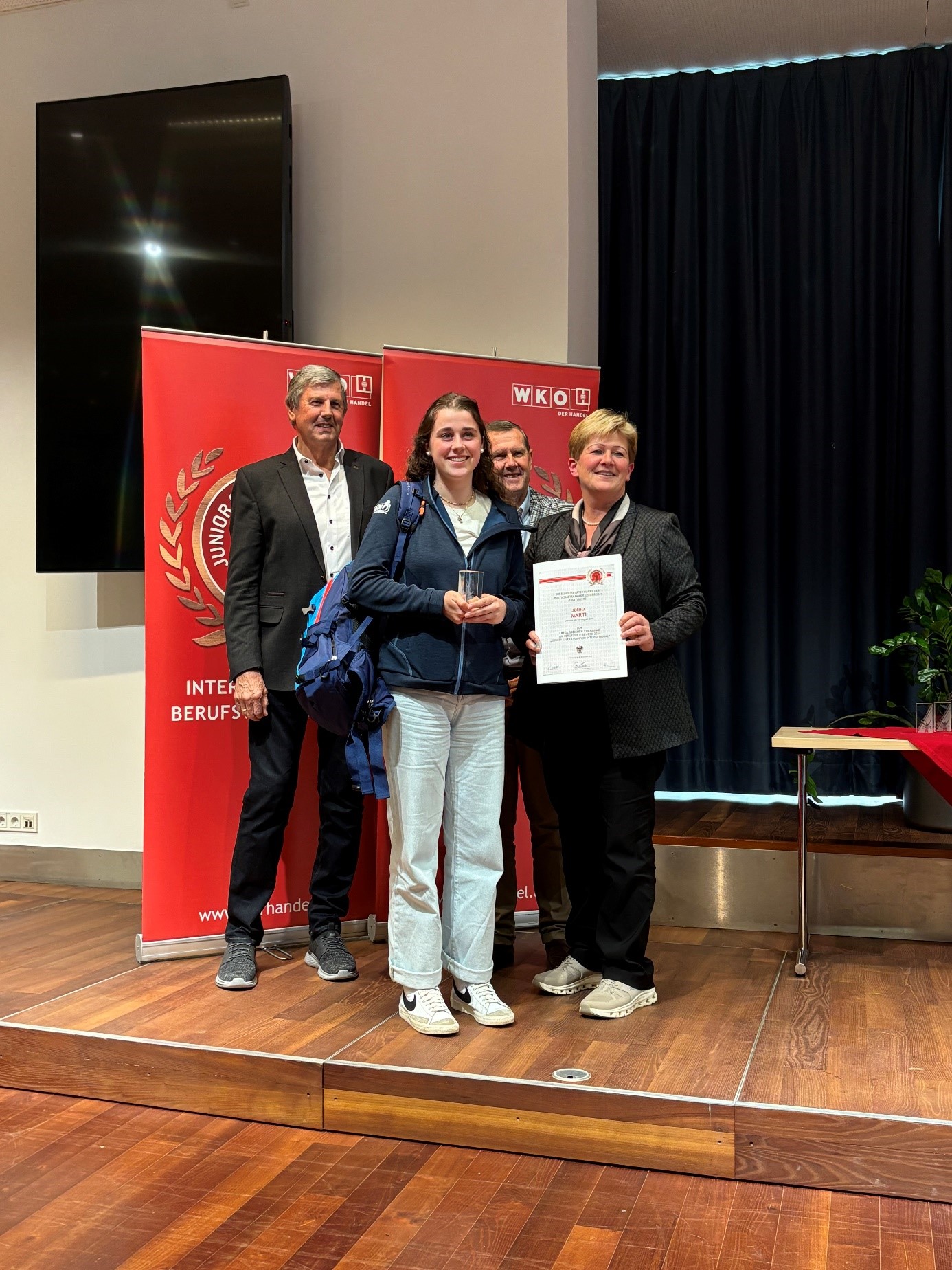 Die Zentralschweiz an den Junior Sales Champion International in Salzburg