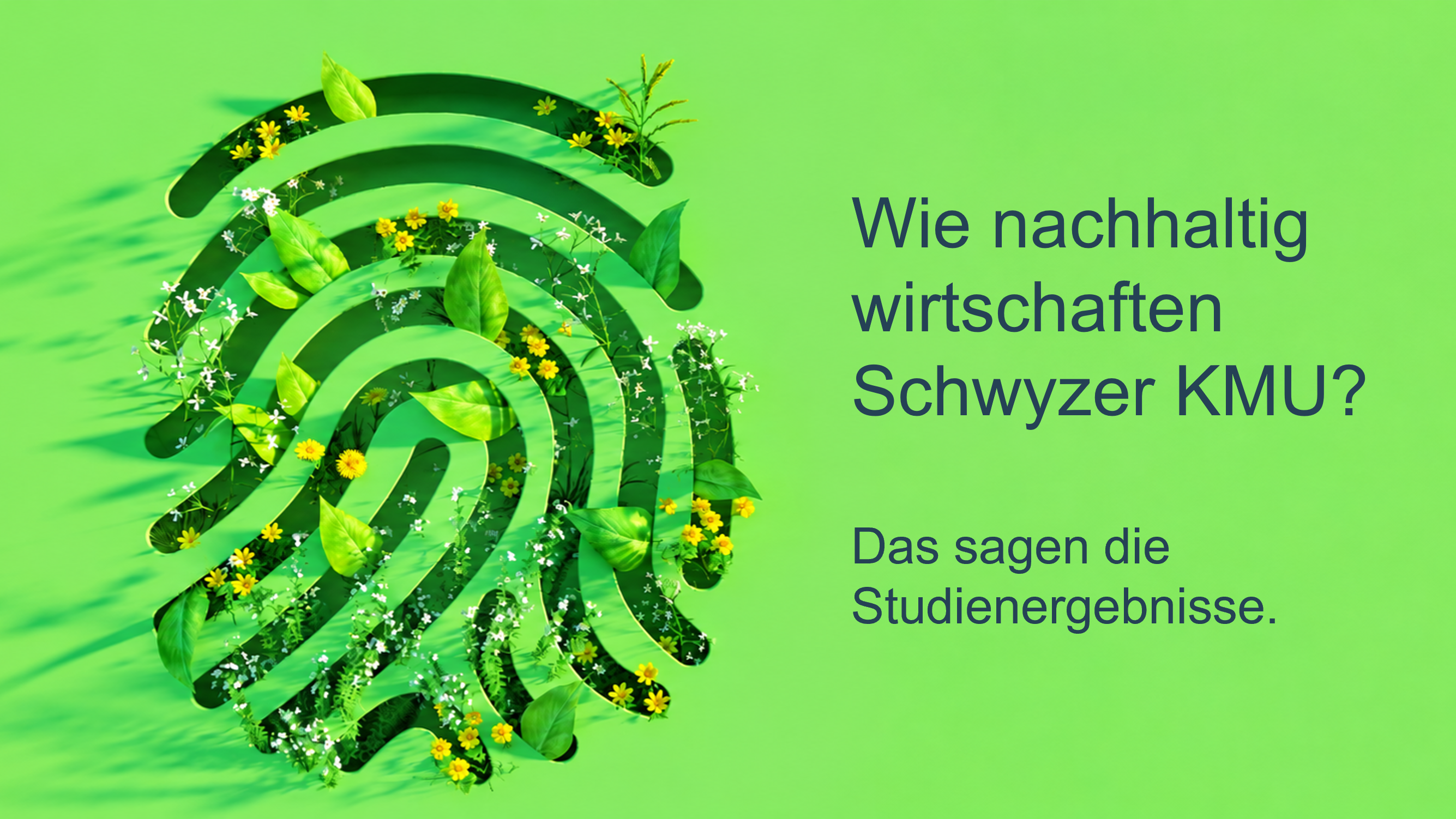 Nachhaltigkeit bei Schwyzer KMU: Das Bewusstsein ist vorhanden, die Umsetzung steht noch am Anfang